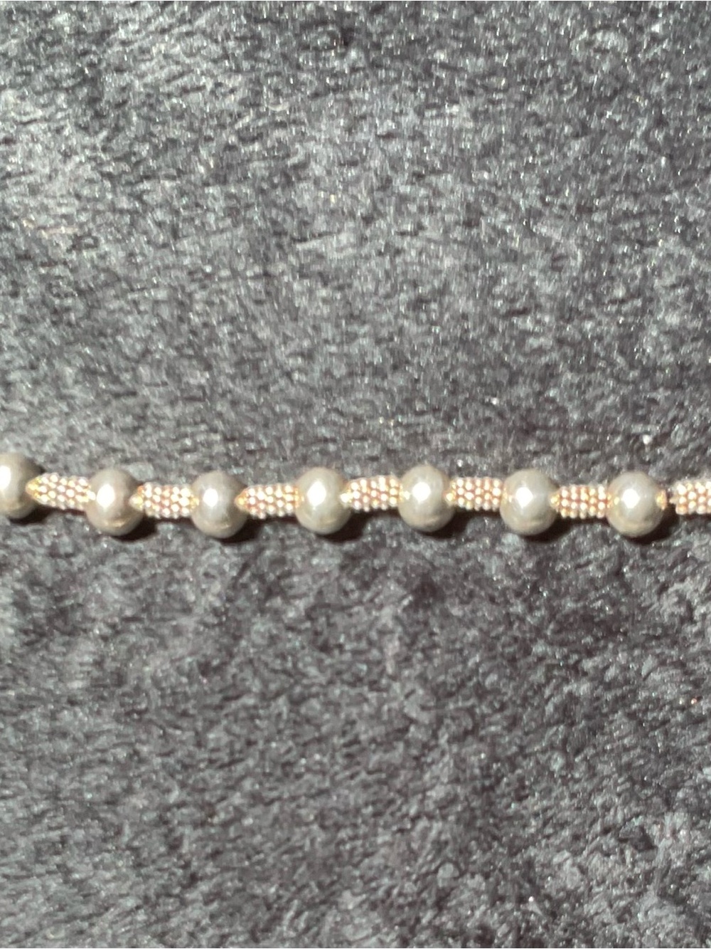 Sterling silver Bead Bracelet with smaller bead Accents
